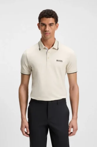 Active Paddy-polotröja i regular fit i snabbtorkande stretchpiqué