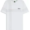Aktiv, fuktavvisende T-shirt med smal passform i stretchjersey