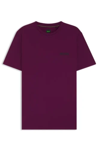 Aktiv, fuktavvisende T-shirt med smal passform i stretchjersey