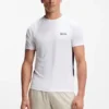 Aktiv, snabbtorkande T-shirt i slim fit med fyrvägsstretch