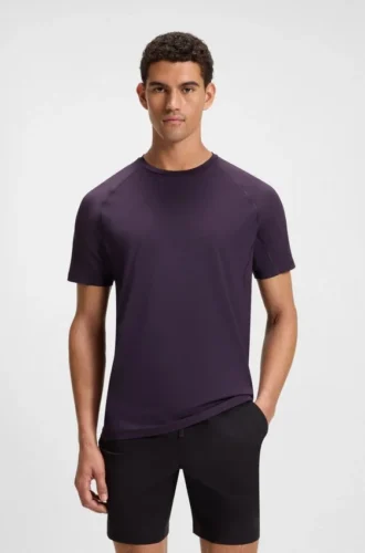 Aktiv T-shirt i smal passform med dekorativa reflekterande detaljer