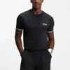 Aktiv T-shirt i smal passform med tennisbollsmönster