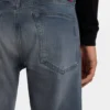 Askblå jeans i extra smal passform i stretchdenim
