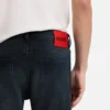 Askblå jeans med extra smal passform i komfortstretchdenim