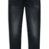 Askblå jeans med extra smal passform i komfortstretchdenim