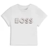 Baby-t-shirt med logotyp i stretchbomull