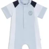 Babyoverall i stretchbomull med Double B-monogram