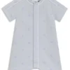 Babyoverall i stretchbomull med Double B-monogram