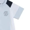 Babyoverall i stretchbomull med Double B-monogram