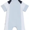 Babyoverall i stretchbomull med Double B-monogram