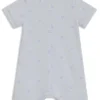 Babyoverall i stretchbomull med Double B-monogram