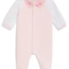Babypyjamas i bomullsblandad jersey och frotté