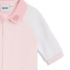 Babypyjamas i bomullsblandad jersey och frotté