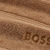 Badhandduk med logotyp i egeisk bomull
