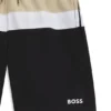 Badshorts för barn med färgblockering