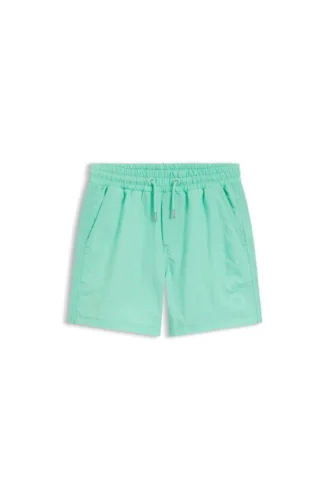 Badshorts för barn med kontrasterande logotryck