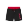 Badshorts för barn med kontrasterande logotryck