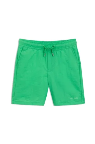 Badshorts för barn med logotryck