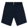 Badshorts för barn med logotryck och peachad yta