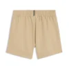 Badshorts för barn med logotryck och peachad yta