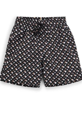 Badshorts för barn med monogram i snabbtorkande tyg