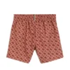 Badshorts för barn med monogramtryck