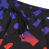 Badshorts för barn med monogramtryck i ton-i-ton