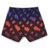 Badshorts för barn med monogramtryck i ton-i-ton