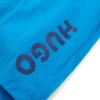 Badshorts för barn med vertikalt logotryck