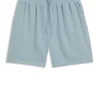 Badshorts i bomullsmuslin