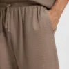 Badshorts i bomullsmuslin