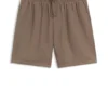 Badshorts i bomullsmuslin