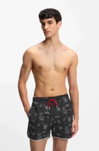 Badshorts med heltryck