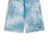 Badshorts med logotyp och monogram