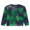 Barn-sweatshirt i bomullsblandning med heltryck