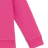Barn-sweatshirt i bomullsblandning med iriserande logotyp