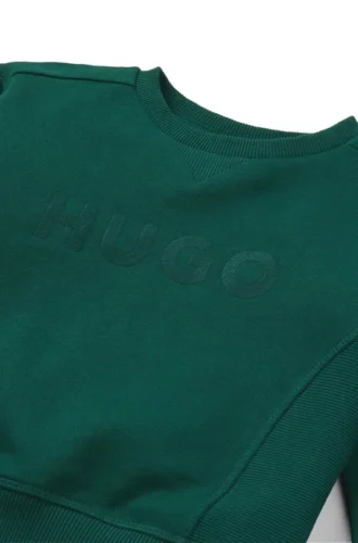Barn-sweatshirt med broderad logotyp