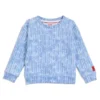 Barn-sweatshirt med geometrisk logotyp i bomullsblandning