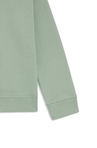 Barn-sweatshirt med logotryck i bomullsblandning