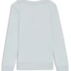 Barn-sweatshirt med logotyp i bomullsblandning