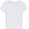 Barn-T-shirt i bomull med broderad logotyp i hjärtform