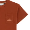 Barn-T-shirt i bomull med broderat motiv