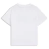 Barn-T-shirt i bomull med delad logotyp