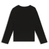 Barn-T-shirt i bomull med delad logotyp