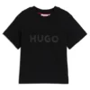 Barn-T-shirt i bomull med logotryck
