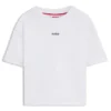 Barn-T-shirt i bomull med logotryck