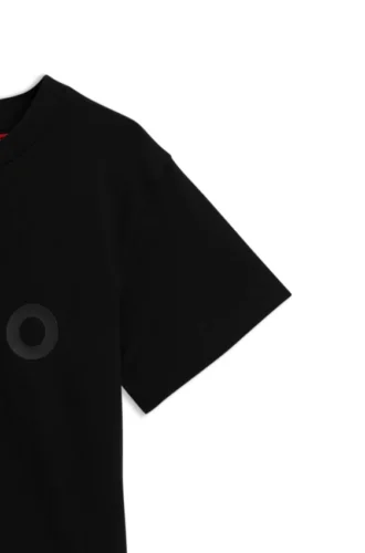 Barn-T-shirt i bomull med logotryck
