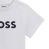 Barn-T-shirt i bomull med logotryck