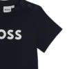 Barn-T-shirt i bomull med logotryck