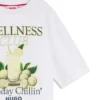 Barn-T-shirt i bomull med logotyp